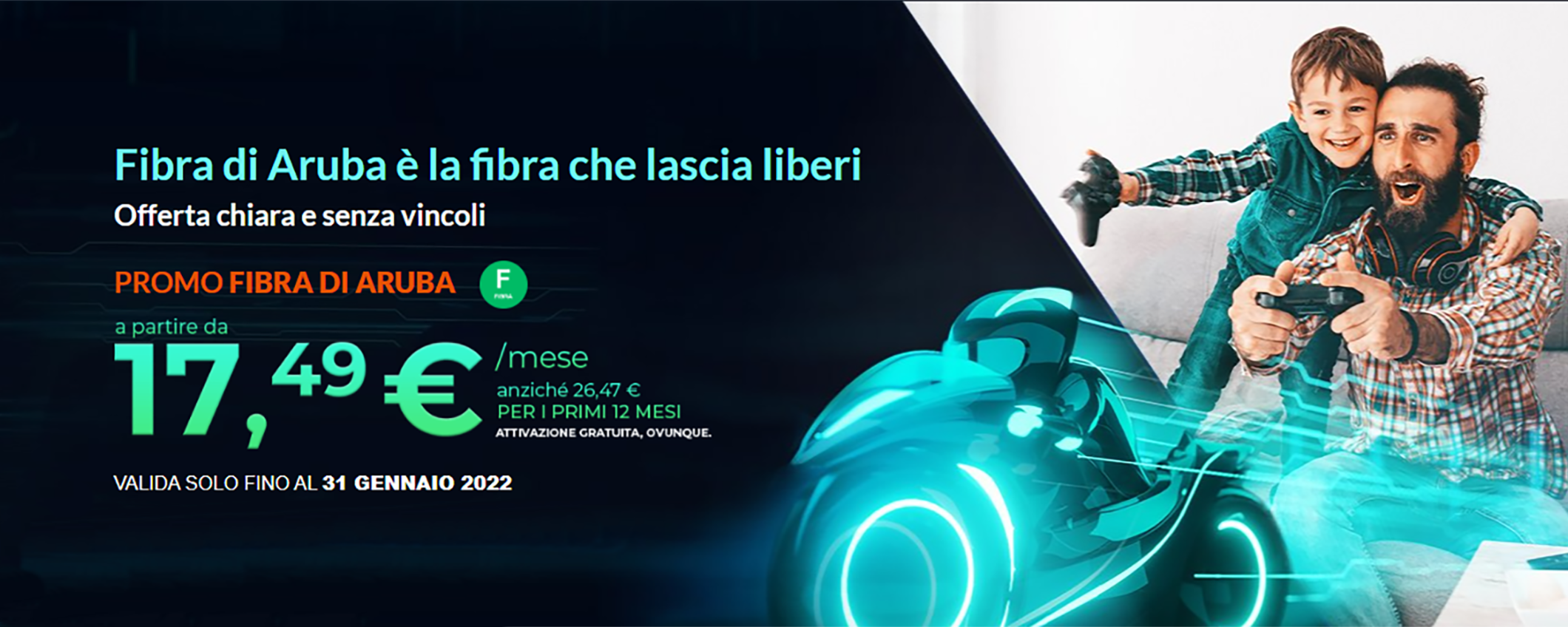 Aruba Fibra: ecco l'alternativa ad Iliad!