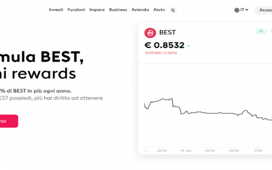 Bitpanda: ricevi oltre il 15% di BEST in più!