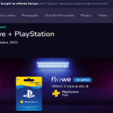 Flowe regala 3 mesi omaggio di Playstation Plus