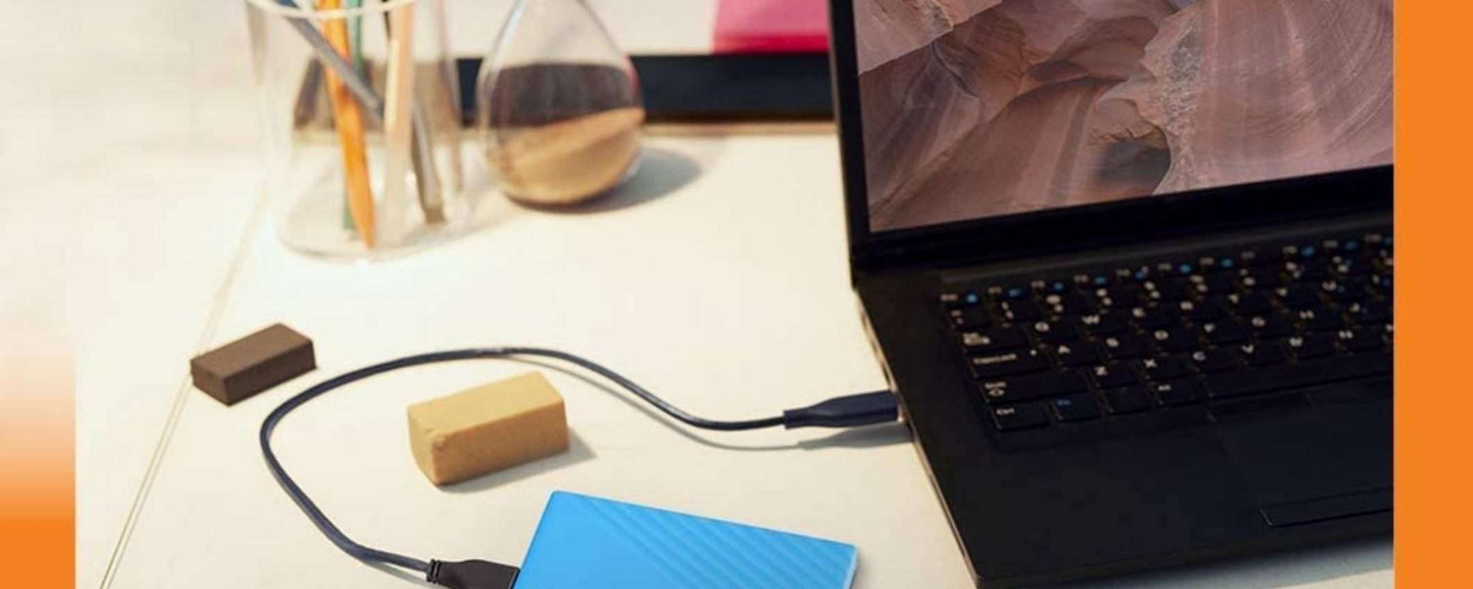 Hard Disk 4TB esterno: te lo porti dove vuoi con 90€