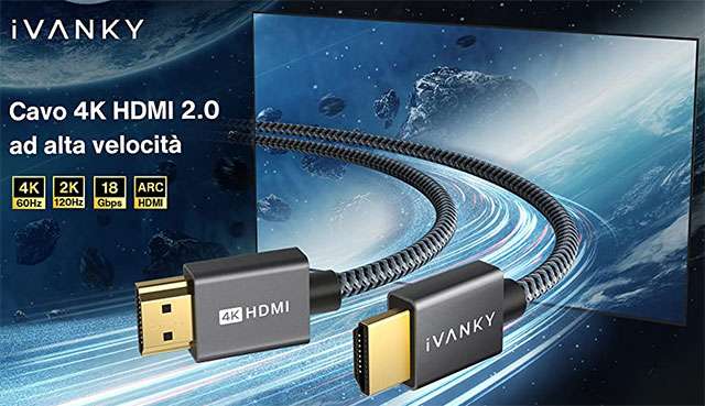Il cavo HDMI 4K di iVANKY