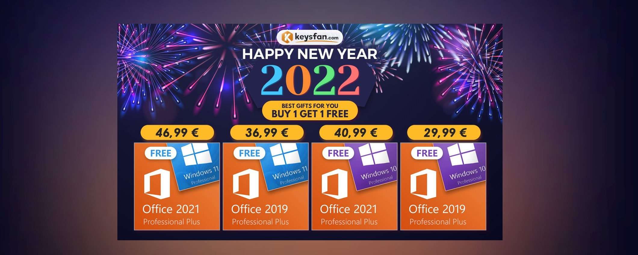 Sconti Windows e Office per l’anno nuovo: prendi 2 paghi 1