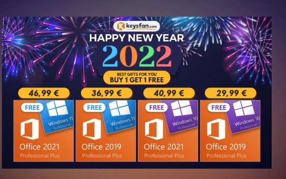 Sconti Windows e Office per l’anno nuovo: prendi 2 paghi 1