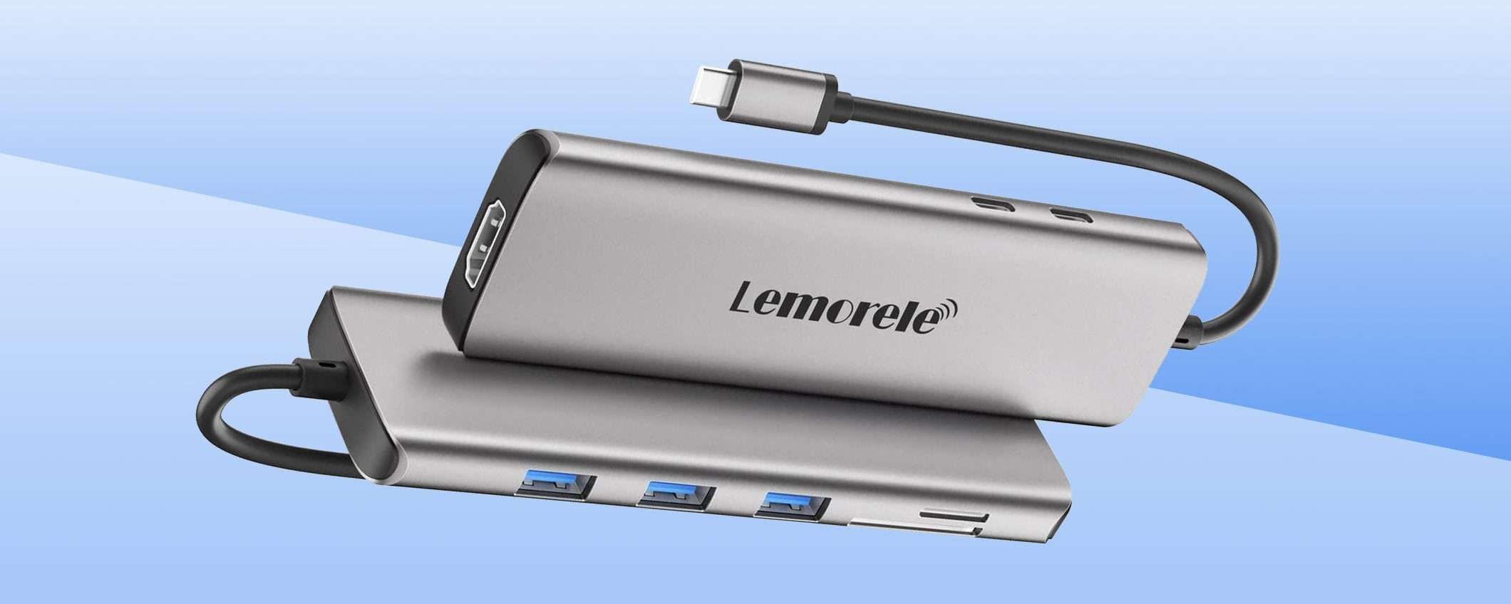 Hub USB-C 8-in-1 a PREZZO STRACCIATO su Amazon