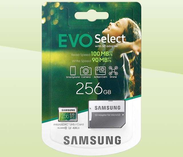 Samsung EVO Select, microSD 256 GB