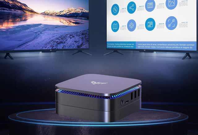 NiPoGi, il Mini PC con processore Intel: connessione simultanea a due monitor