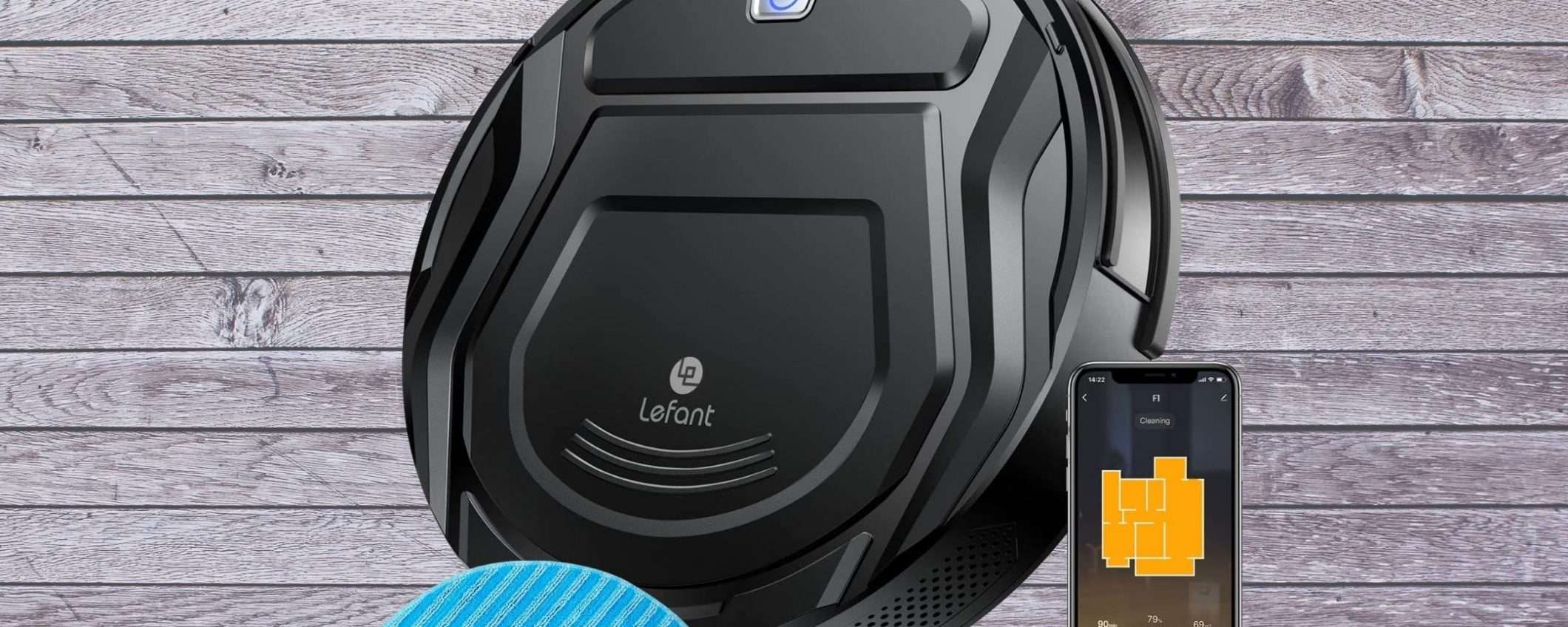 Magico robot che aspira e lava i tuoi pavimenti (130€)