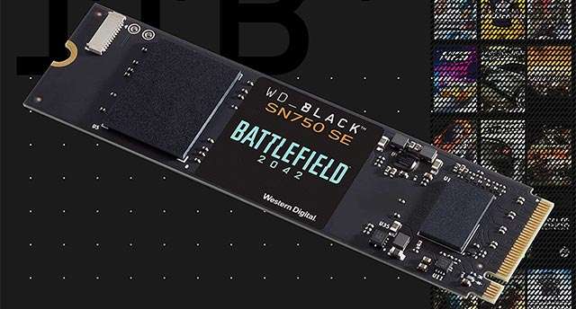 L'unità WD_BLACK SN750 SE 1 TB che regala Battlefield 2042 in versione PC