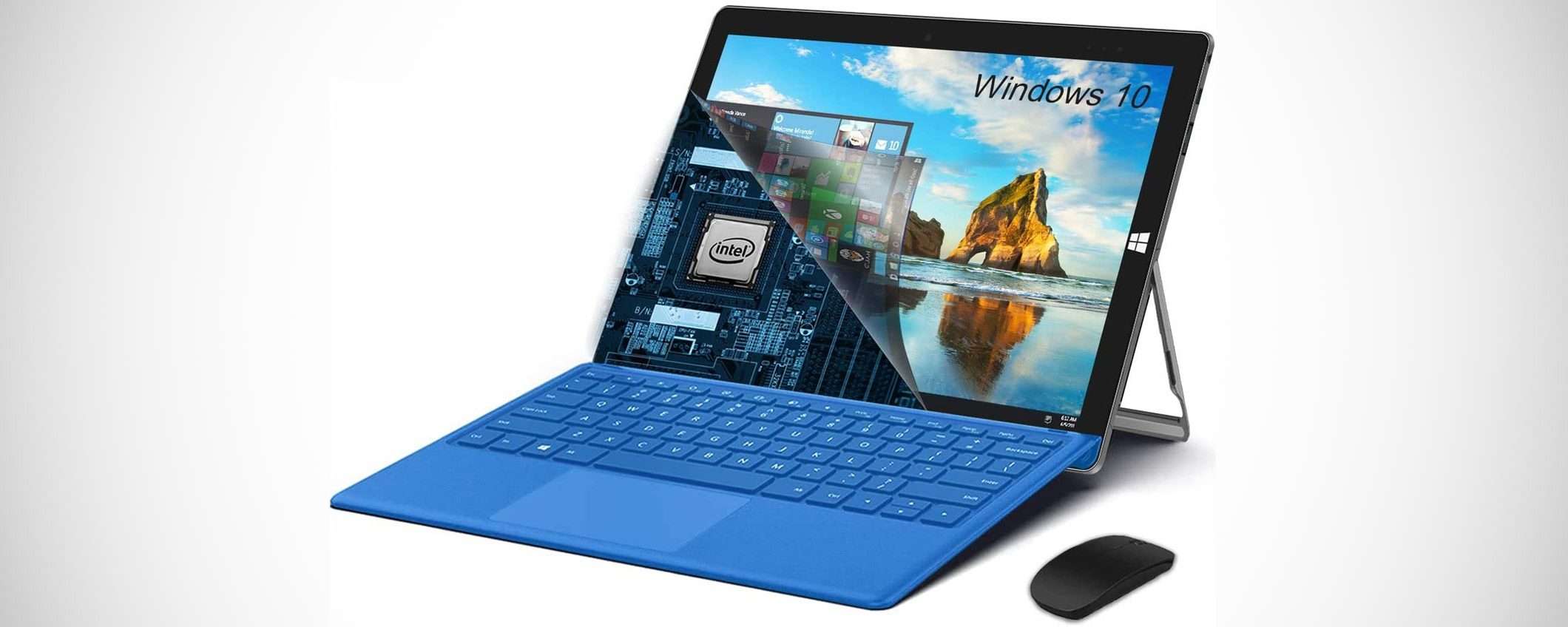 Tablet W10 con mouse+tastiera: PREZZACCIO Amazon
