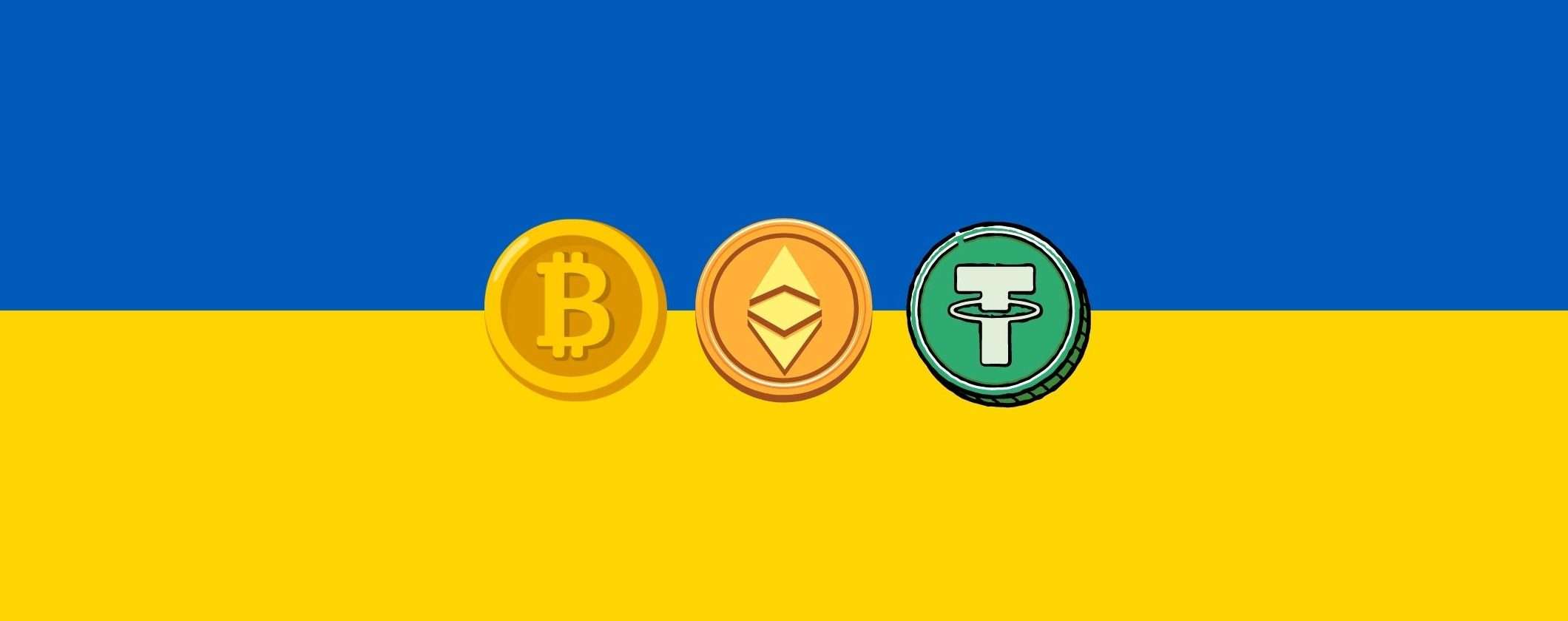 Bitcoin, Ethereum e Tether: l'Ucraina accetta crypto donazioni