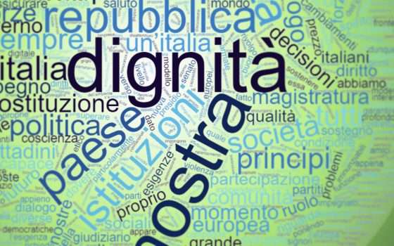 Il discorso di Mattarella: Repubblica, Italia, Dignità