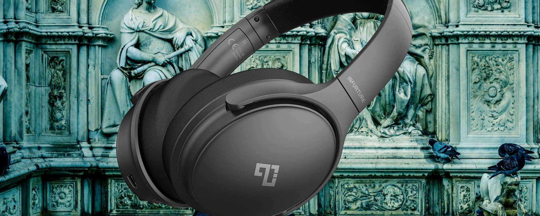 SVENDITA su questi cuffioni Bluetooth con cancellazione del rumore