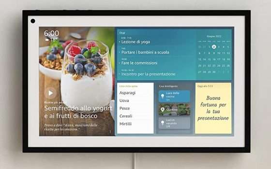 Echo Show 15 con Alexa arriva oggi in Italia