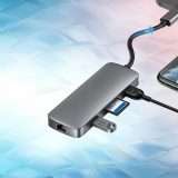 Un connettore, 8 porte con questo HUB Type-C in offerta