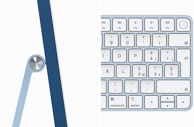 Il nuovo iMac (Apple M1) nella colorazione Azzurro