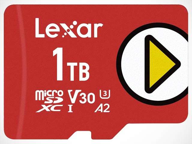 La microSD da 1 TB della linea Lexar PLAY