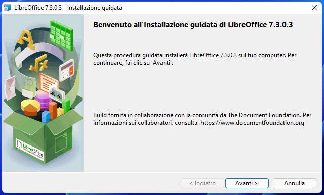 La nuova versione di LibreOffice