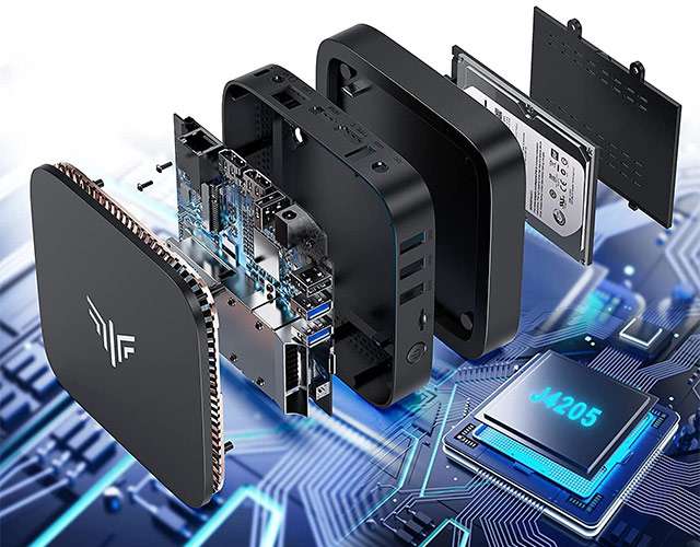 Il Mini PC di NiPoGi con processore Intel