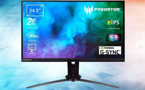 Acer Predator XB253QGP: il monitor dei professionisti in offerta