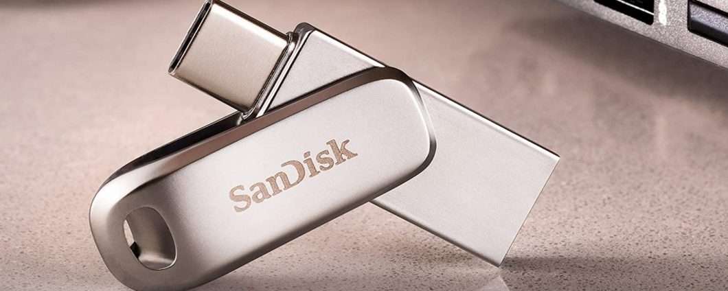 SanDisk Ultra Dual Luxe 256GB: grande capacità ovunque ti trovi (-38%)