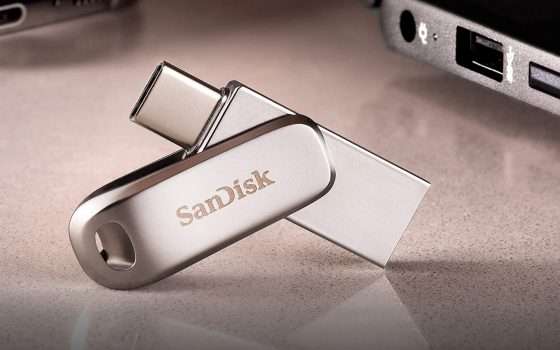 SanDisk Ultra Dual Luxe 256GB: l'hard disk da taschino in super sconto