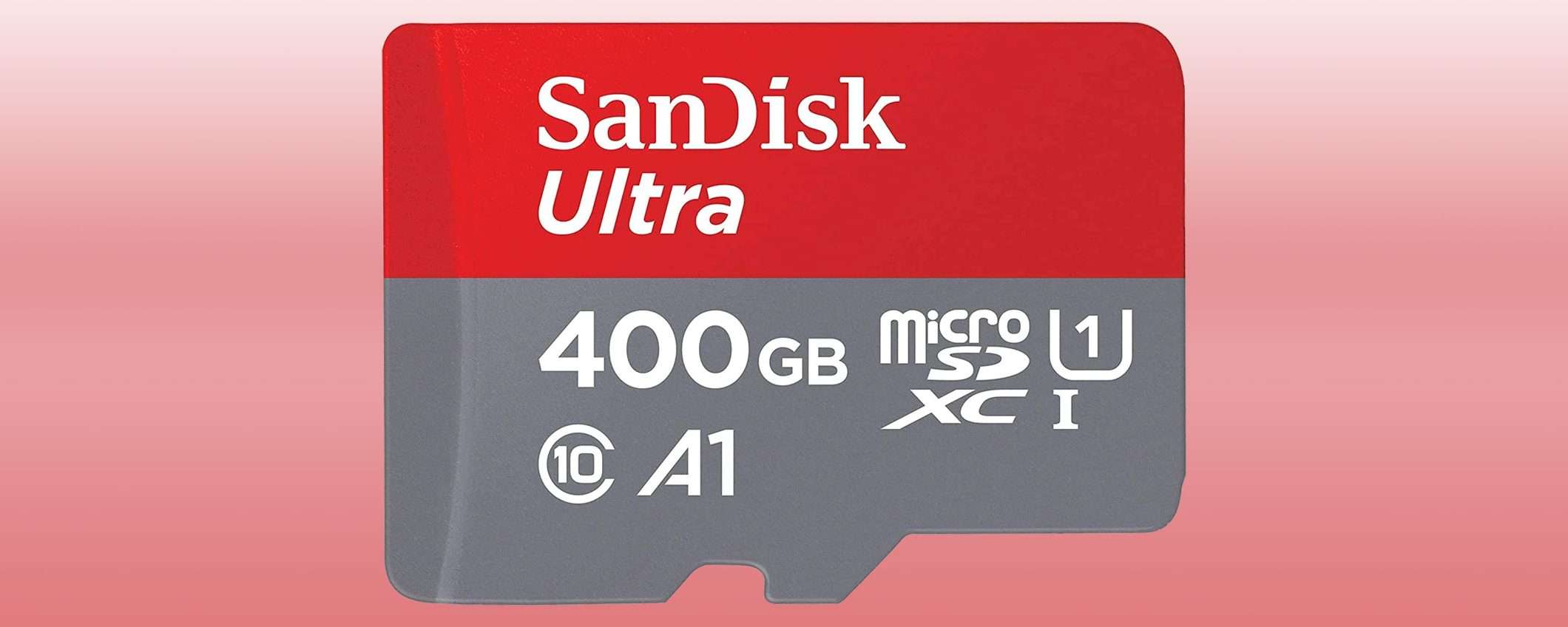microSD 400 GB (SanDisk Ultra) al PREZZO MINIMO