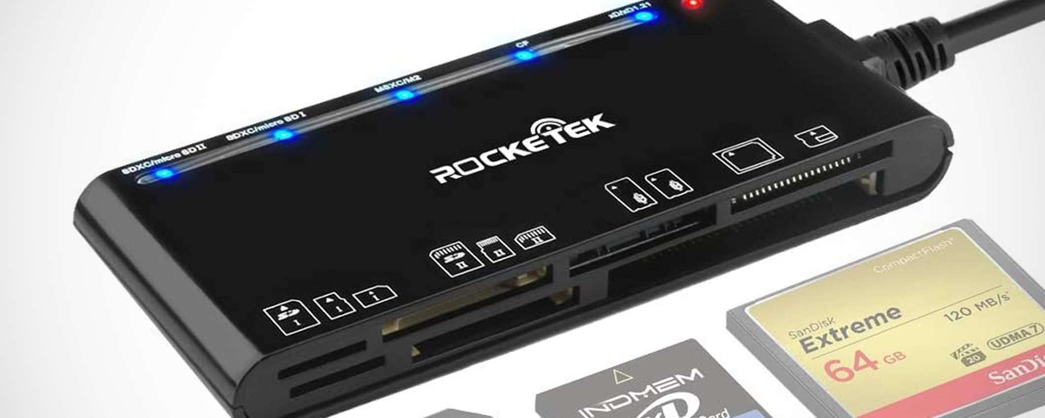 Lettore schede 7-in1 (USB 3): su Amazon col coupon