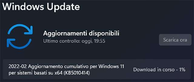 KB5010414 è il primo major update per Windows 11, già disponibile