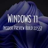 Windows 11 Insider Preview Build 22557: menu e altre novità