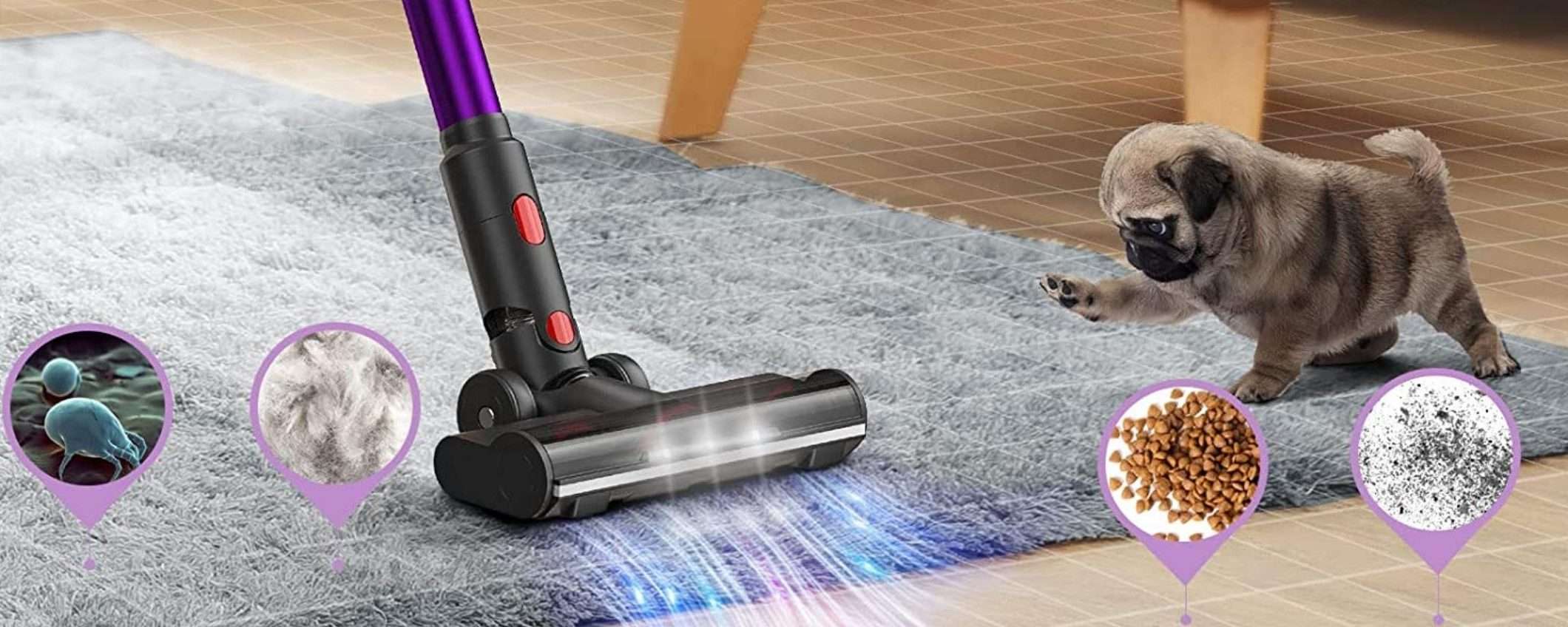 Aspirapolvere senza fili: spesa minima, resa massima con questo MOSTRO