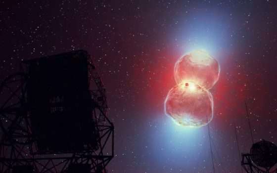 Eruzione stellare spinge particelle alla massima velocità