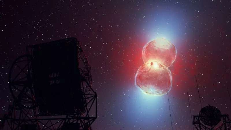 Eruzione stellare spinge particelle alla massima velocità