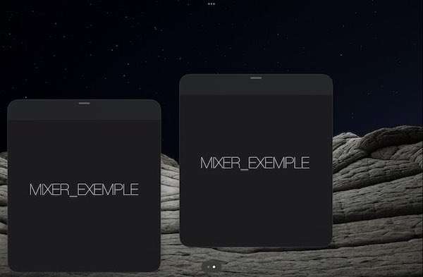 iPad Apple Mixer