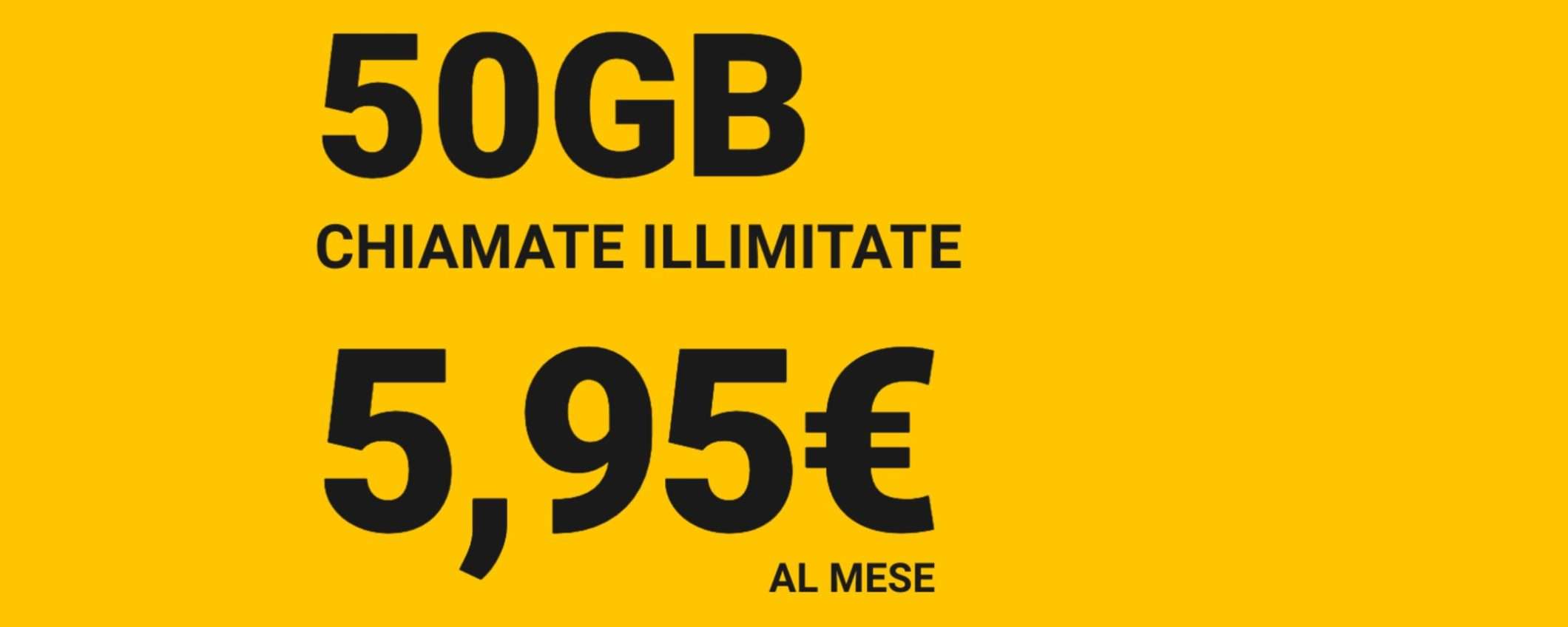 Fastweb Mobile Light: 50GB a 5,95€ in PROMO