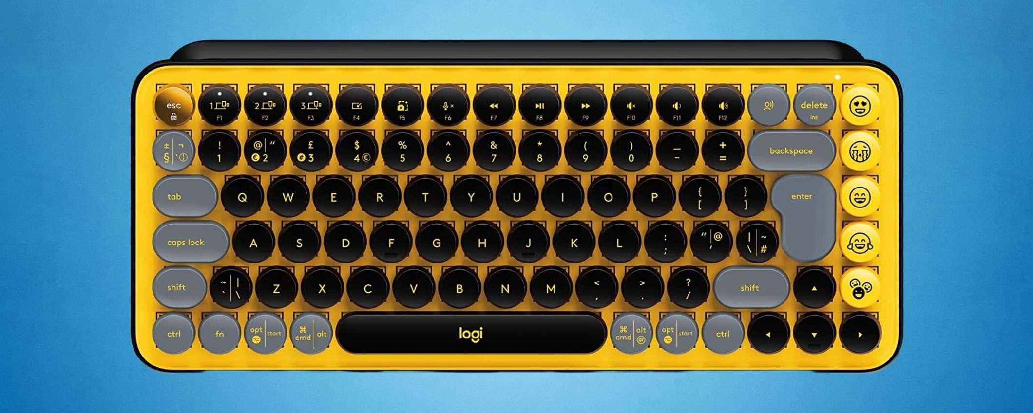 Logitech POP Keys, tastiera meccanica dallo stile retro: DOPPIA offerta