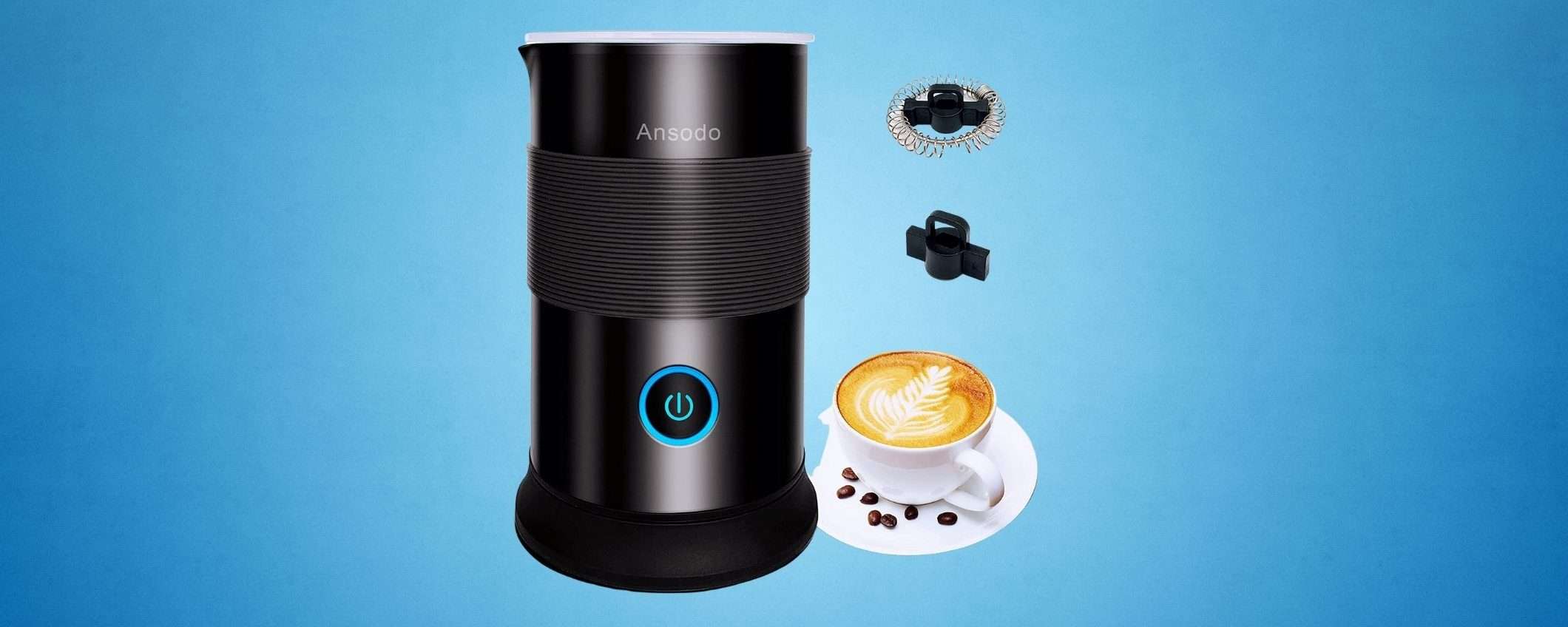 Montalatte elettrico per un cappuccino perfetto in super offerta (coupon)
