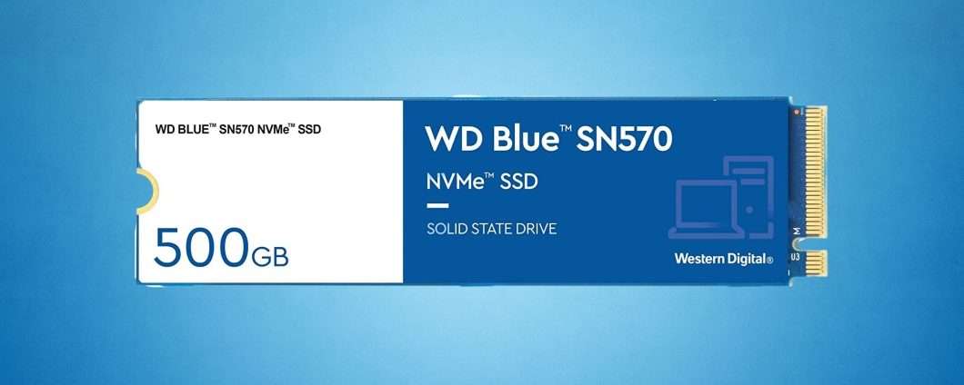 SSD NVMe 500GB, che OFFERTA: solo 55€ su Amazon