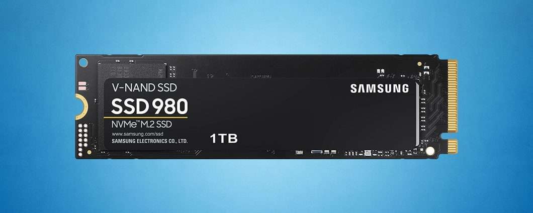 SSD 1TB Samsung 980 a meno di 100€ su Amazon: che offerta!