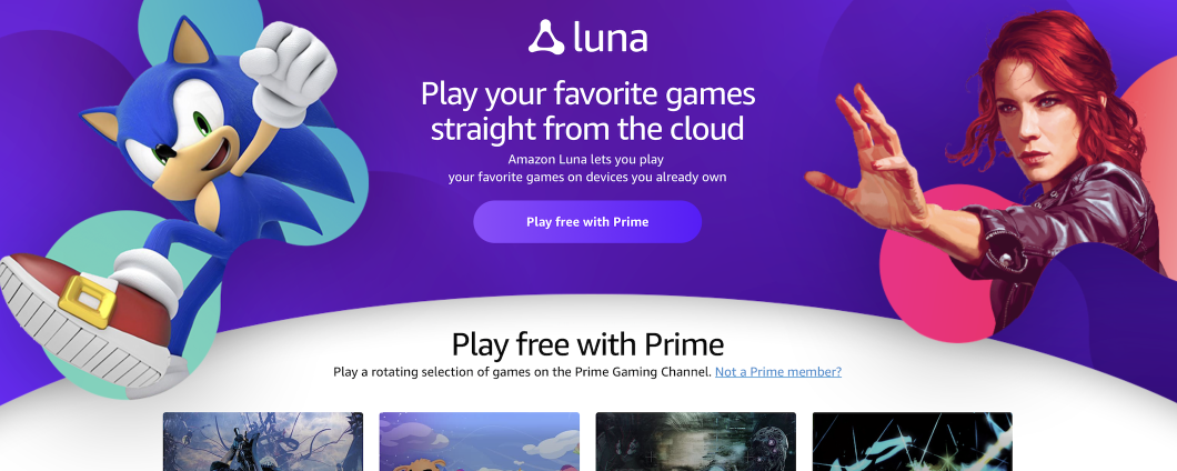 Amazon Luna debutta in Europa, ma non in Italia