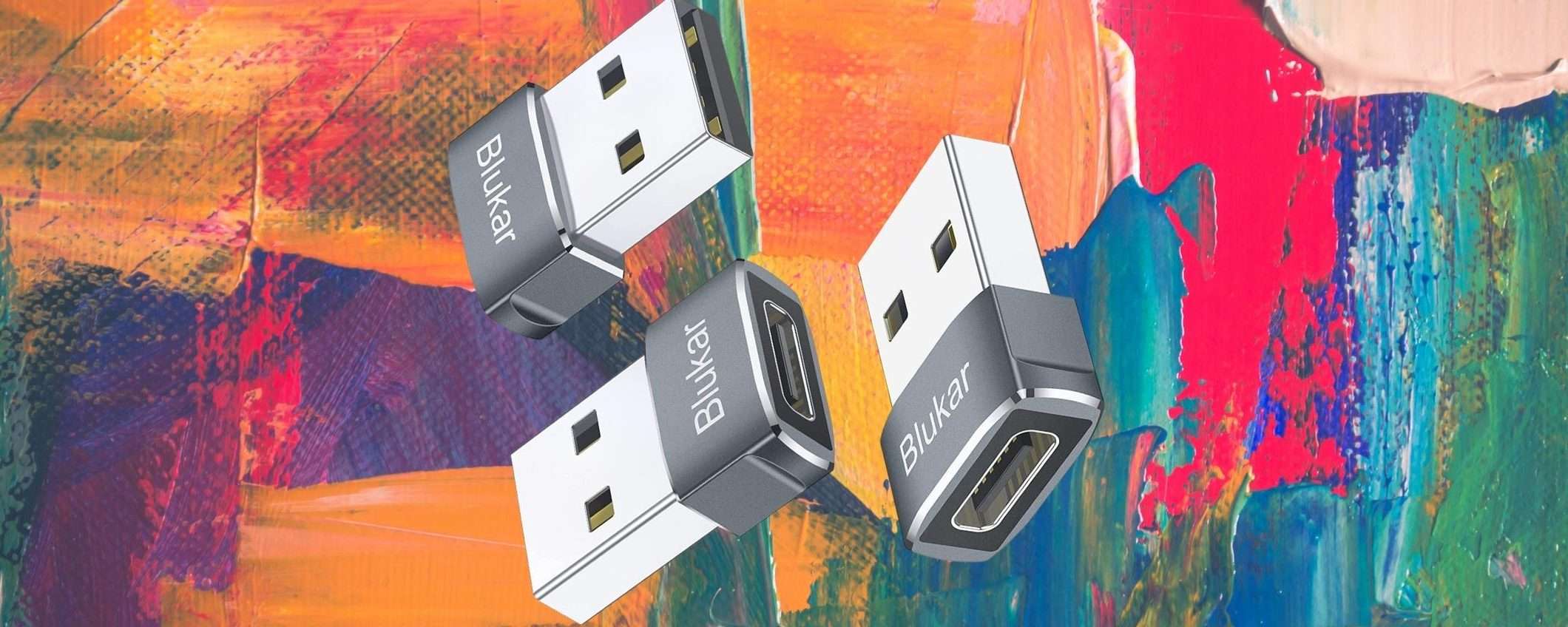 Adattatori USB C USB: a 5€ sono l'acquisto più intelligente del giorno