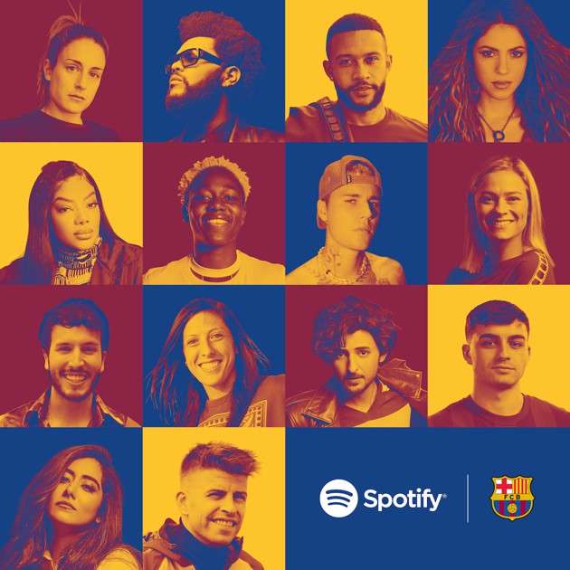 Barcellona e Spotify