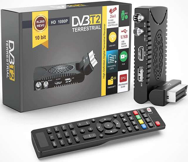 Il decoder DVB-T2 per il nuovo digitale terrestre in sconto su Amazon