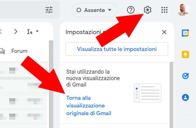 Gmail: come attivare e disattivare la nuova interfaccia