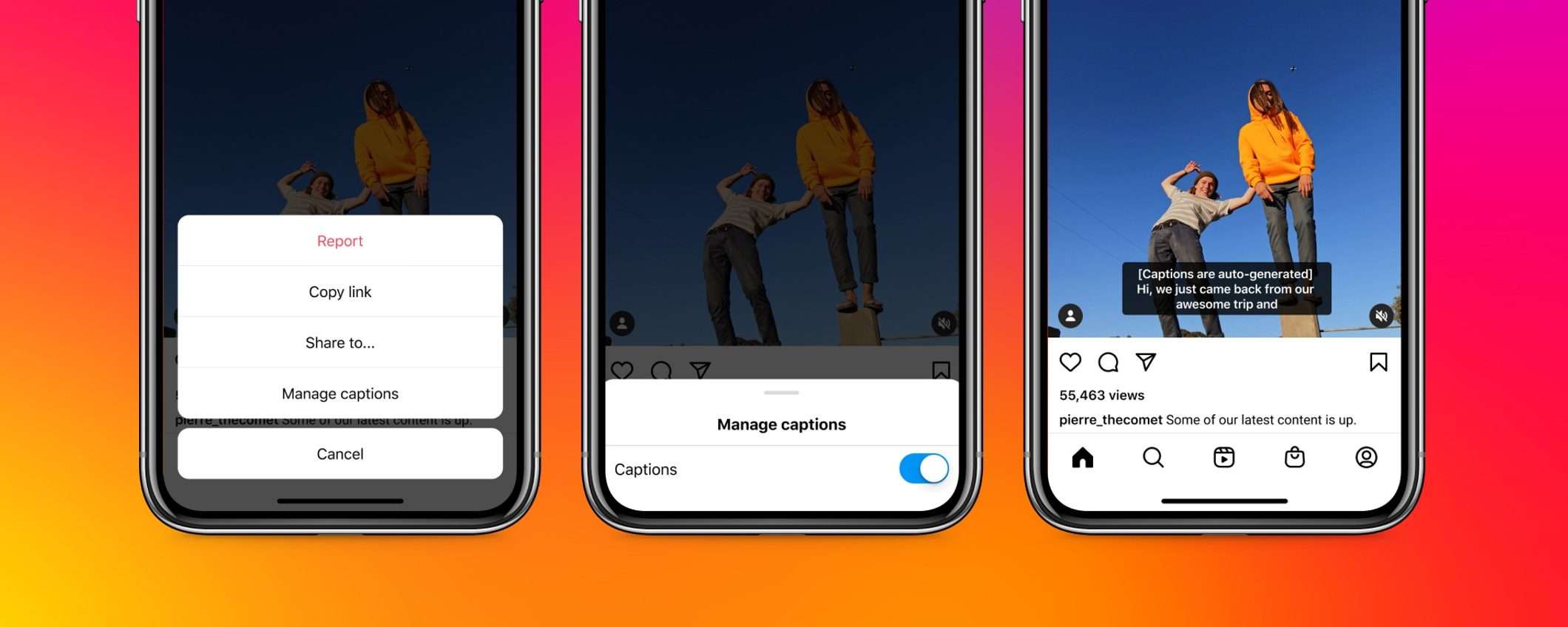 Instagram, sottotitoli automatici sui video