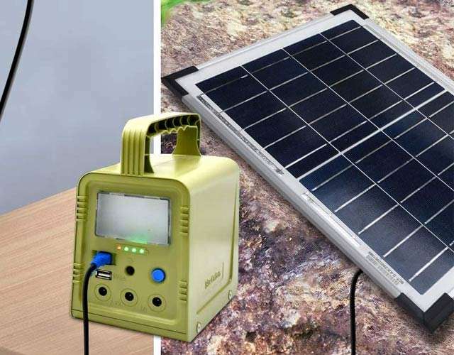 Il kit fotovoltaico di emergenza ECO-WORTHY da 84 Wh