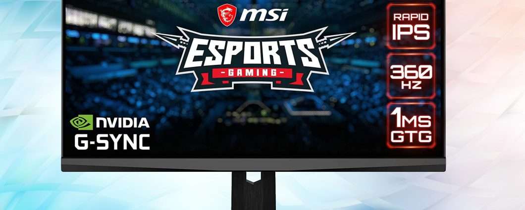 MSI NXG253R: il monitor per gli atleti eSport scontato del 45%