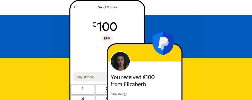 PayPal aggiunge servizi gratis per gli utenti ucraini