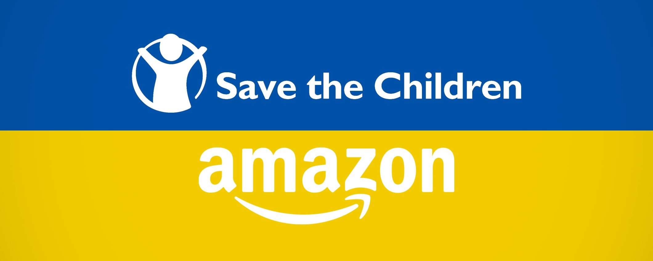 Donazioni Ucraina: prodotti Amazon per Save the Children