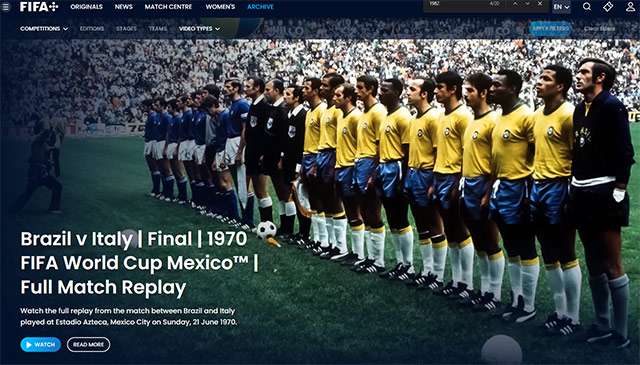 La finale del 1970 tra Brasile e Italia