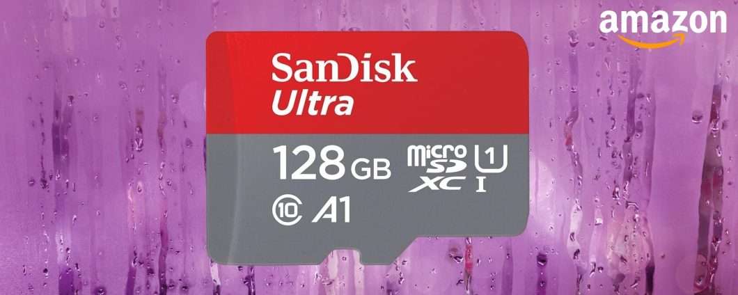 MicroSD da 128 GB firmata SanDisk a PREZZACCIO